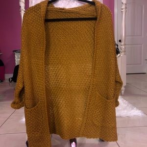 Mustard cardigan
